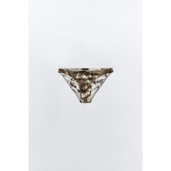 Zara Reversible Camouflage Bikini Bottom - Picture 1 of 4